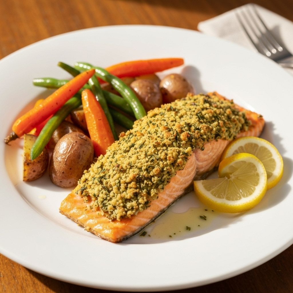 Herb-Crusted Salmon